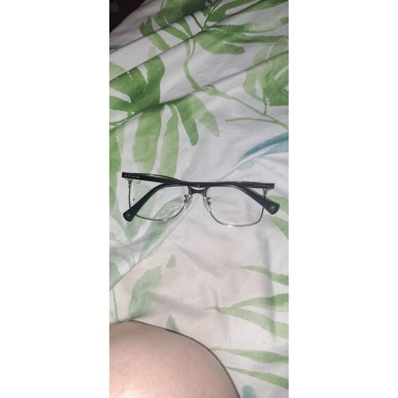 Coach HC5048 Olivia Black & Silver Eyeglass Frames - Picture 2 of 9